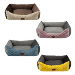 Woof Moda Καναπές Ορθογώνιος Από Βελουτέ Αδιάβροχο Και Φλις Soft