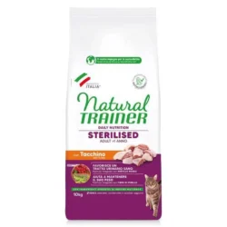 NATURAL TRAINER Cat Adult Sterilized Γαλοπούλα