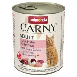 Animonda Carny Adult Γαλοπούλα, Κοτόπουλο & Γαρίδες 800gr
