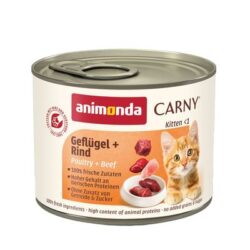 Animonda Carny Kitten Πουλερικά & Βοδινό 200gr