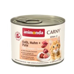 Animonda Carny Kitten Μοσχάρι, Κοτόπουλο & Γαλοπούλα 200gr