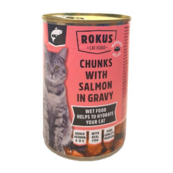 ROKUS Cat Κονσέρβα Σολομός