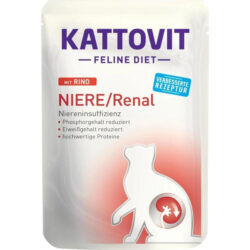 Kattovit Feline Diet Renal για Νεφρά με Μοσχάρι 85gr