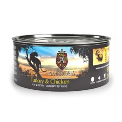 Ambrosia Kitten Turkey & Chicken Υγρή Τροφή Γάτας 150gr
