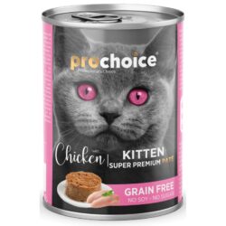 Prochoice Kitten Chicken Pate Grain Free Υγρή Τροφή για Γατάκια με Κοτόπουλο 400gr
