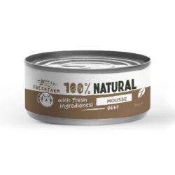 Fresh Farm 100% Natural μους με μοσχάρι Can 85gr