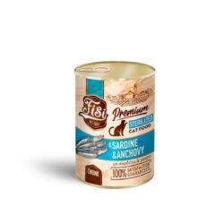 FISI Cat Sterlized Σαρδέλα & Γαύρος σε Σάλτσα 400gr