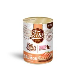 FISI Fillet Kitten Υγρή τροφή σε ζελέ για Γατάκια Σολομός 400gr