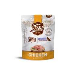 FISI Fillet Cat Sterilized Κοτόπουλο σε ζελέ σε φακελάκι 300gr