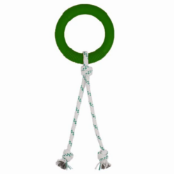 Green Sheep Hoop Rope Toy Green M