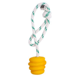 Green Sheep Rope Ball Yellow
