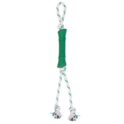 Green Sheep Bone Rope Toy Green