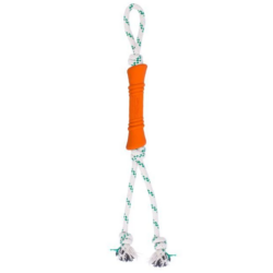 Green Sheep Bone Rope Toy Orange