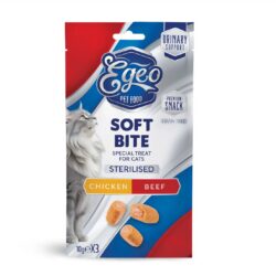 Egeo Soft Bite Sterilized Chicken & Beef 30gr