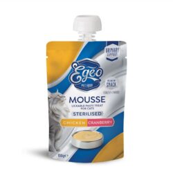 Egeo Sterilized Κοτόπουλο & Cranberry σε Μους 100gr