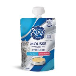 Egeo Sterilized Tόνος & Κρανμπερι σε Μους 100gr