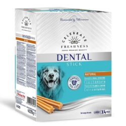 Celebrate Freshness Dental Sticks Multipack Natural Large 28pcs 1080gr