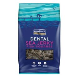 Fish4dogs Sea Jerky Fish Squares Αποξηραμένο Ψάρι  575gr (4+1 ΔΩΡΟ)