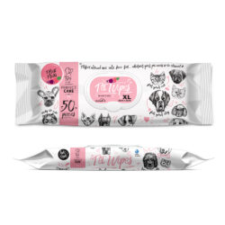 Perfect Care Pet Wipes Forrest Fruits Yγρά Μαντηλάκια Καθαρισμού Με Άρωμα Φρούτα Του Δάσους 50τμχ