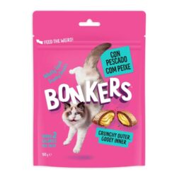 Bonkers Λιχουδιές Γάτας Dry Seafood Cat Treats 180gr