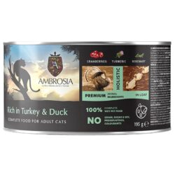 Ambrosia Grain Free Adult Turkey, Duck & Cranberries 195gr