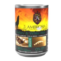 Ambrosia Grain Free Senior & Sterilized Turkey & White Fish 400gr