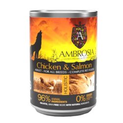 Ambrosia Grain Free Adult Chicken & Salmon 400gr