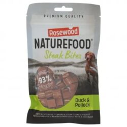 Rosewood NatureFood Steak Bites Λιχουδιές Σκύλου με Πάπια 100gr