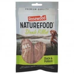 Rosewood NatureFood Steak Fillets Λιχουδιές Σκύλου με Πάπια 100gr